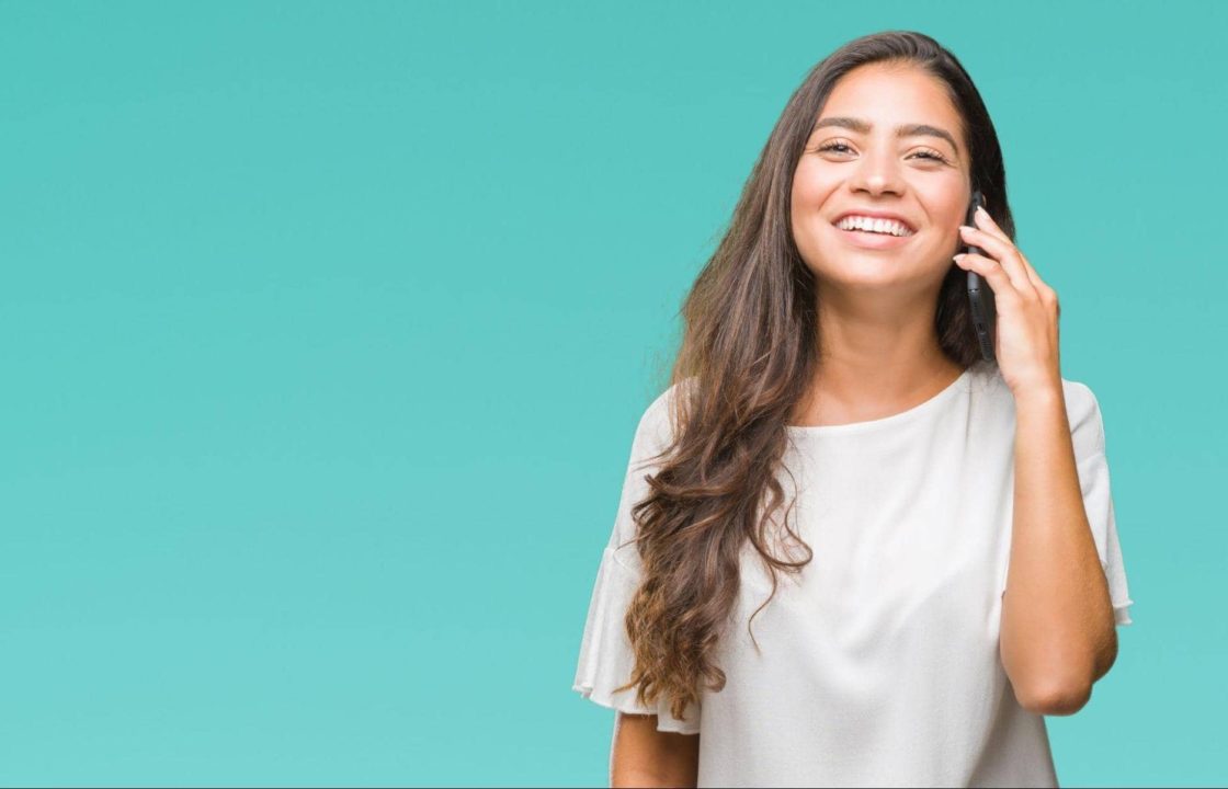 Woman talking on cell-phone