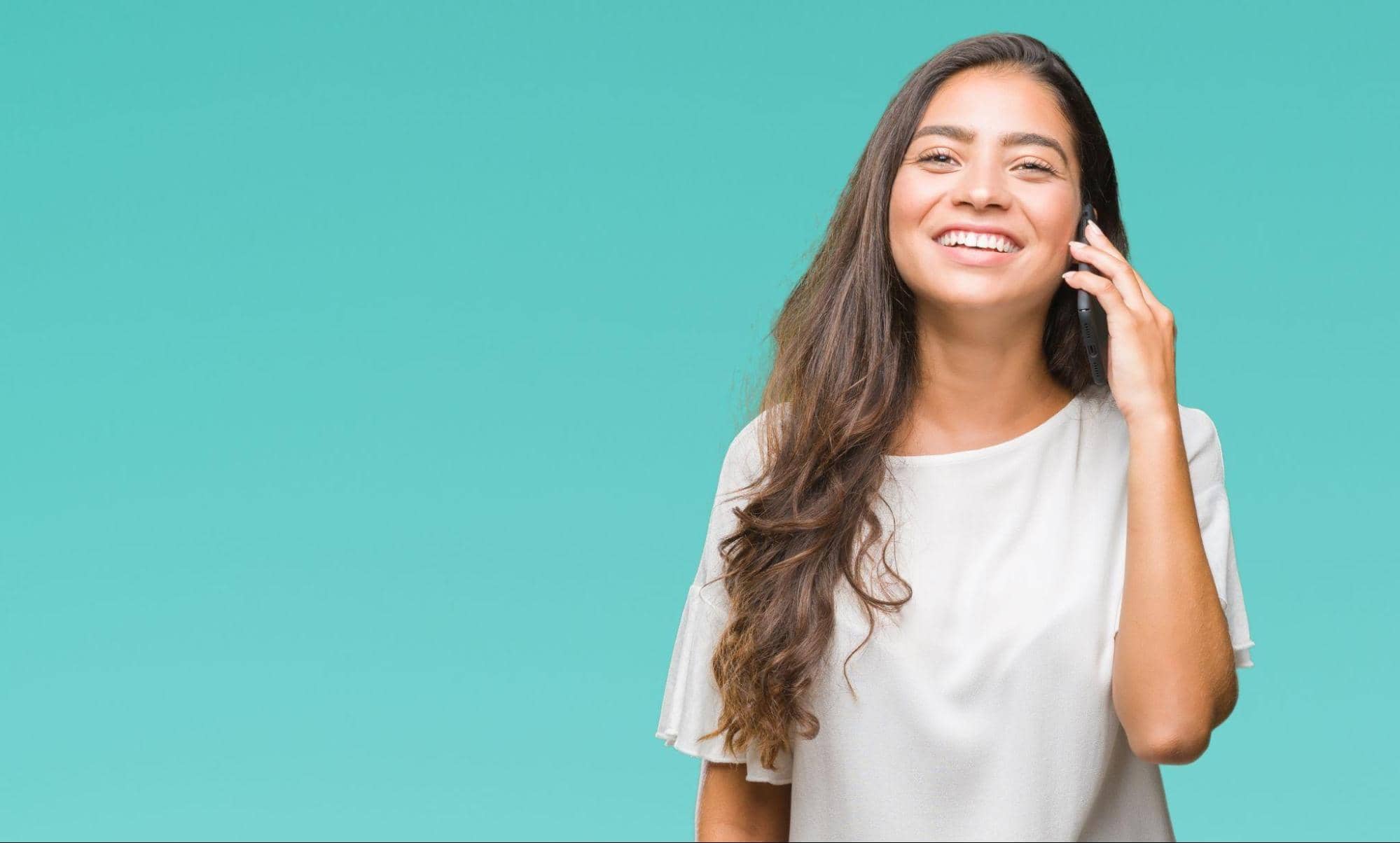 Woman talking on cell-phone